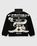 Paris' Best Jacquard Fleece Jacket Black/Off White