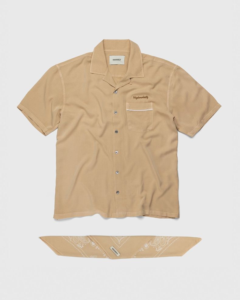 Highsnobiety – Bowling Shirt Beige