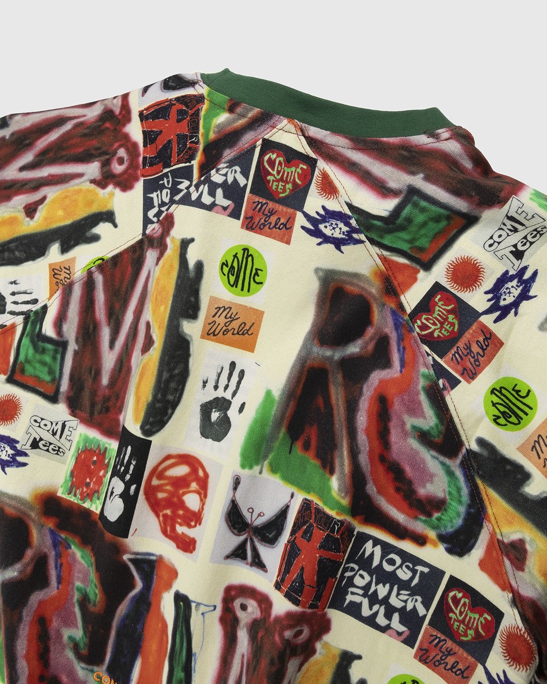 Converse x Come Tees – Realms and Realities Triangle Tee Bone - T-shirts - Multi - Image 5