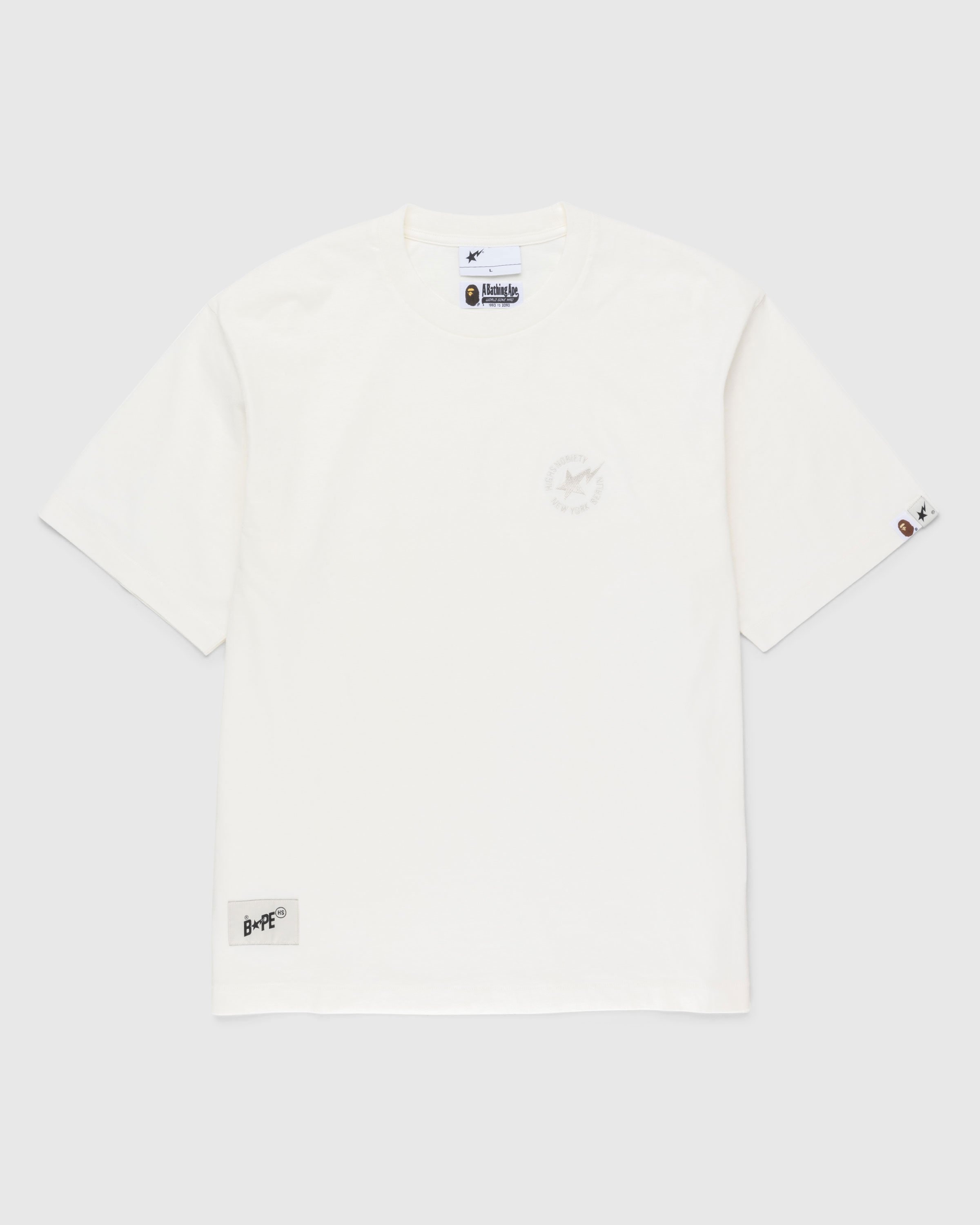 BAPE x Highsnobiety Highsnobiety Shop Ivory | Washed T-Shirt Heavy –