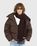 Acne Studios – Wool Fringe Scarf Chocolate Brown - Scarves - Brown - Image 3