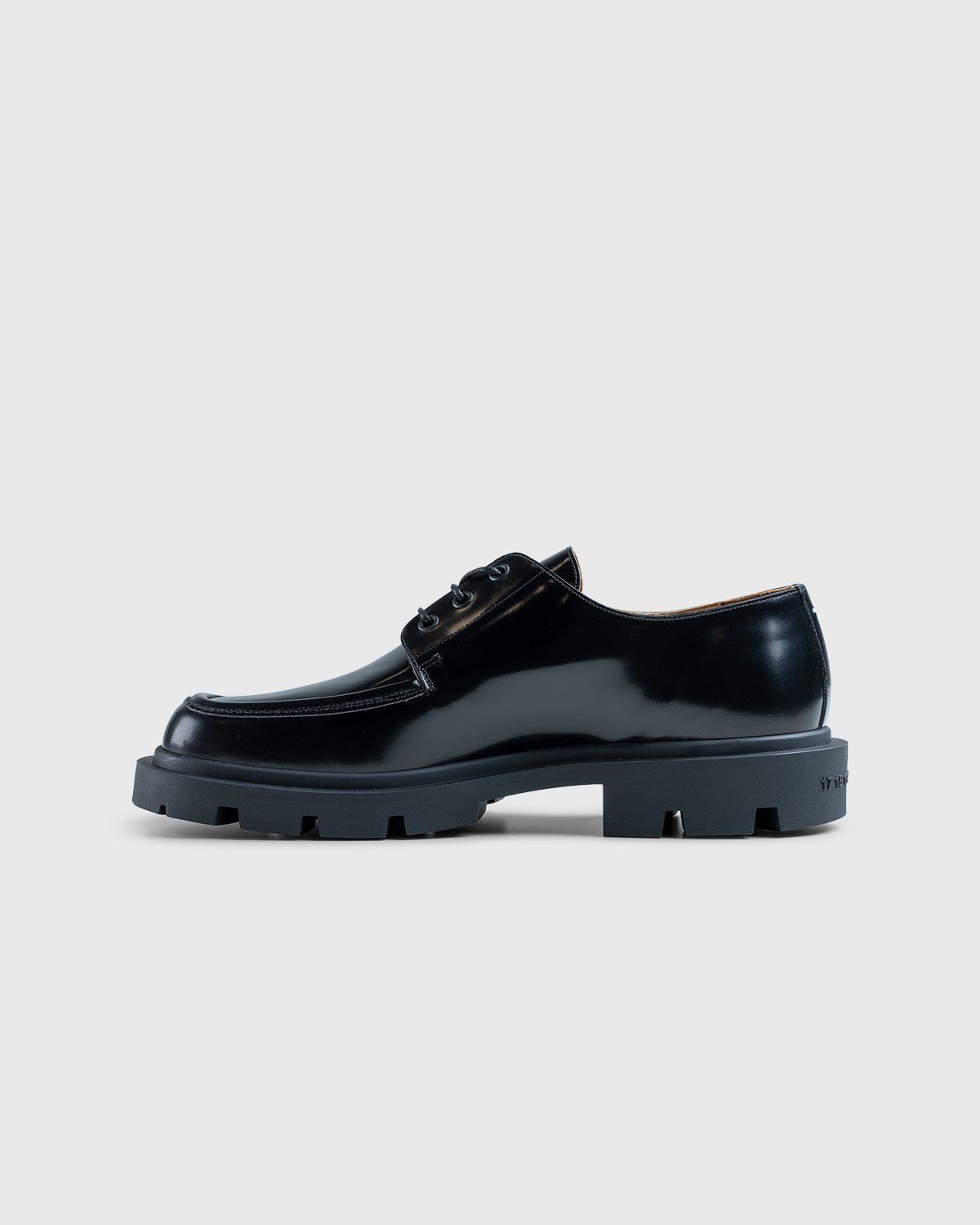 Maison Margiela – Cleated Sole Shoes Black - Oxfords & Lace Ups - Black - Image 7