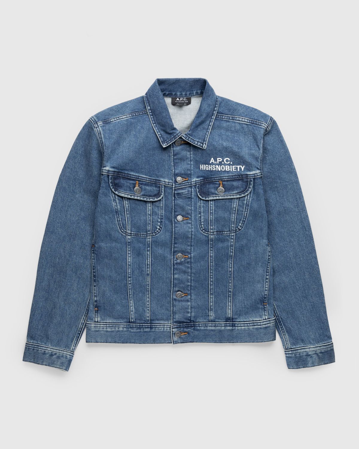 A.P.C. x Highsnobiety – Neu York Jean Jacket Blue - Outerwear - Blue - Image 2