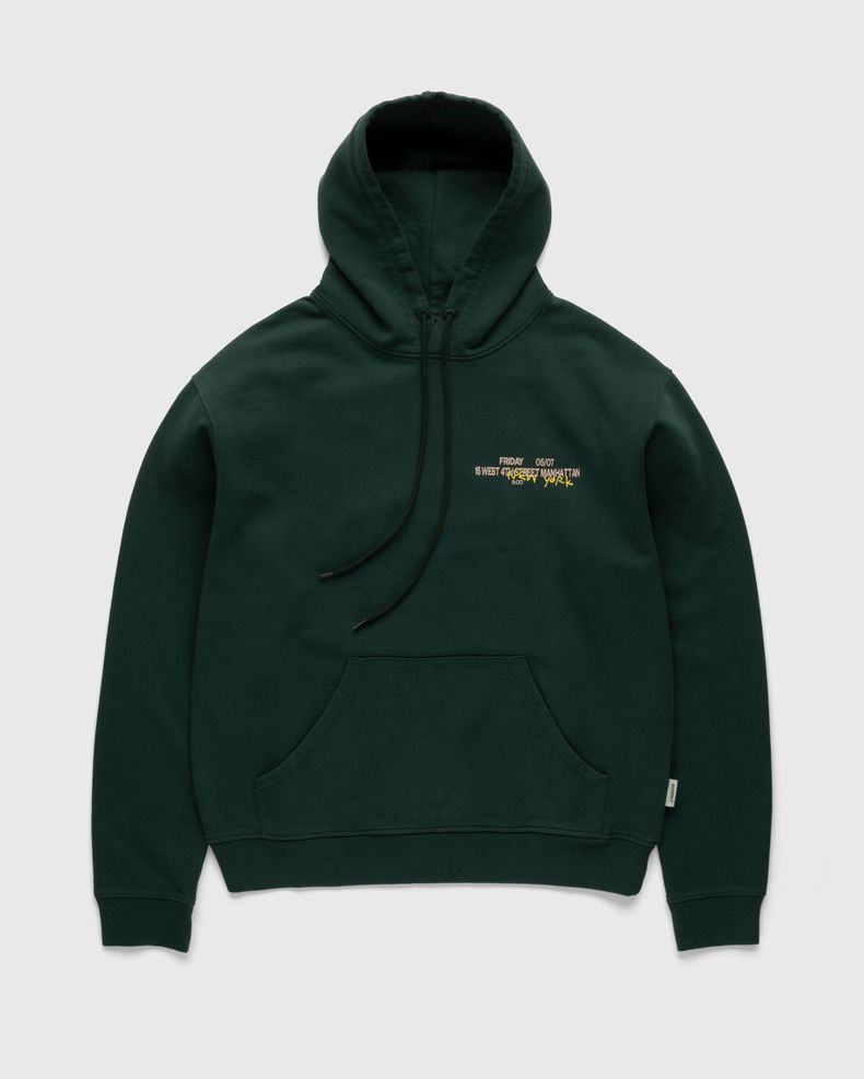 Highsnobiety – Logo Hoodie Green | Highsnobiety Shop