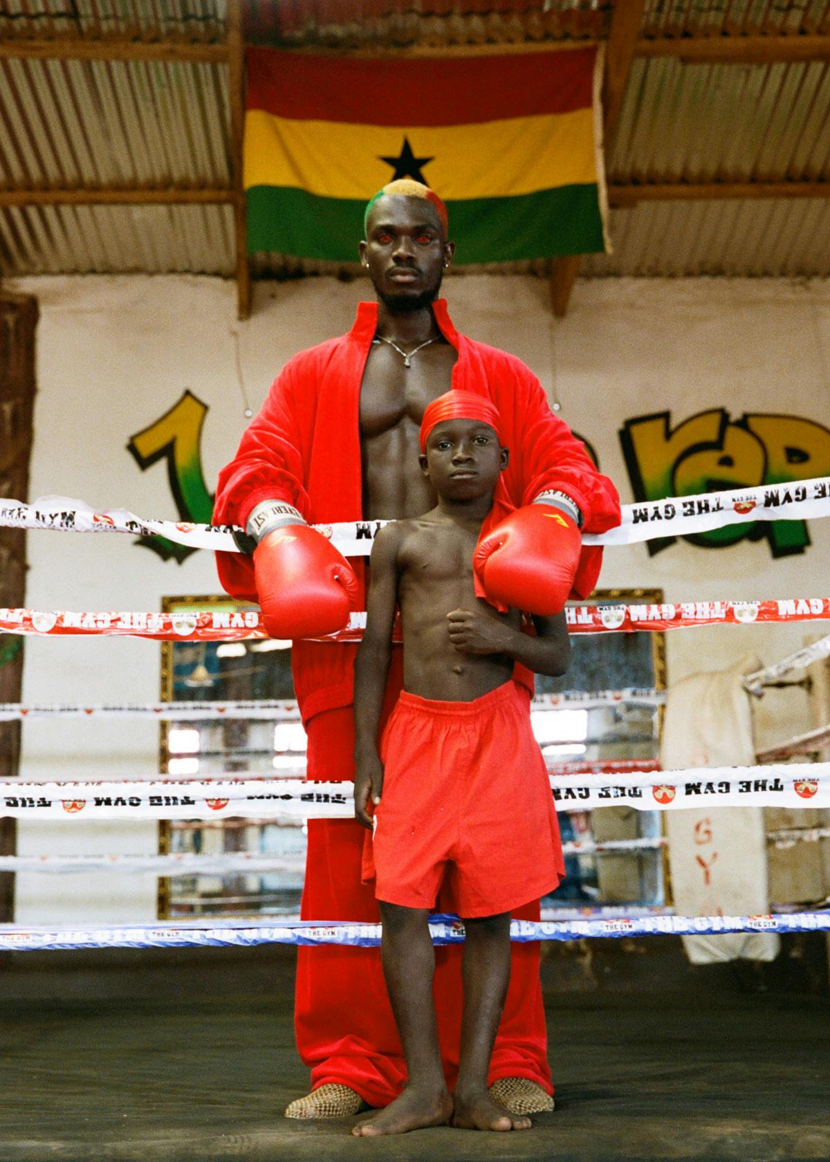 KWAME tracksuit BALENCIAGA shoes SAINT LAURENT the kid all clothes model's own