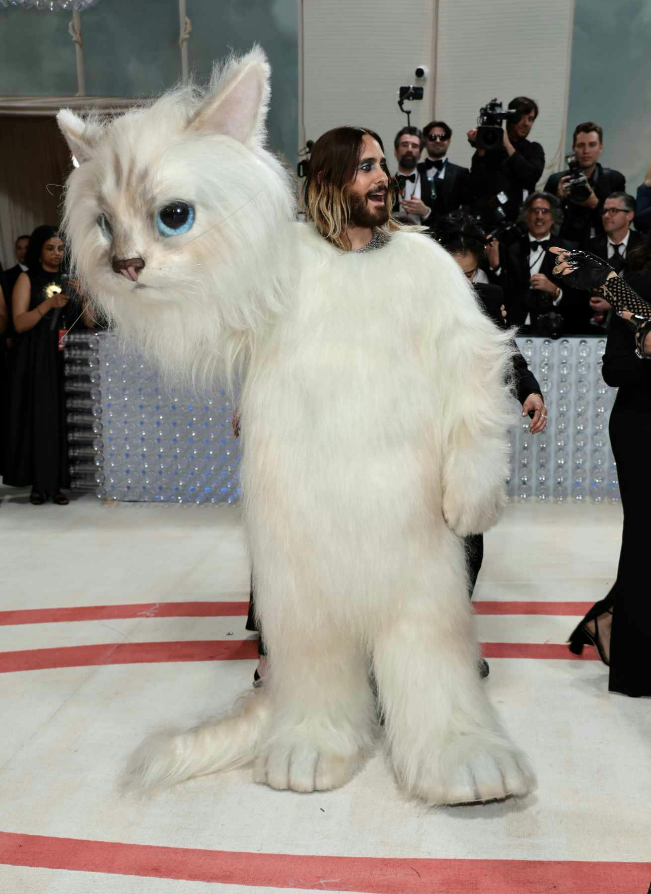 Jared Leto Terrorized Met Gala 2023 in a Giant Cat Suit
