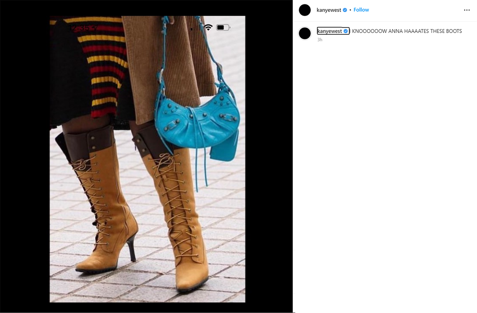 kanye west yzy szn gabrielle harassment instagram (3)