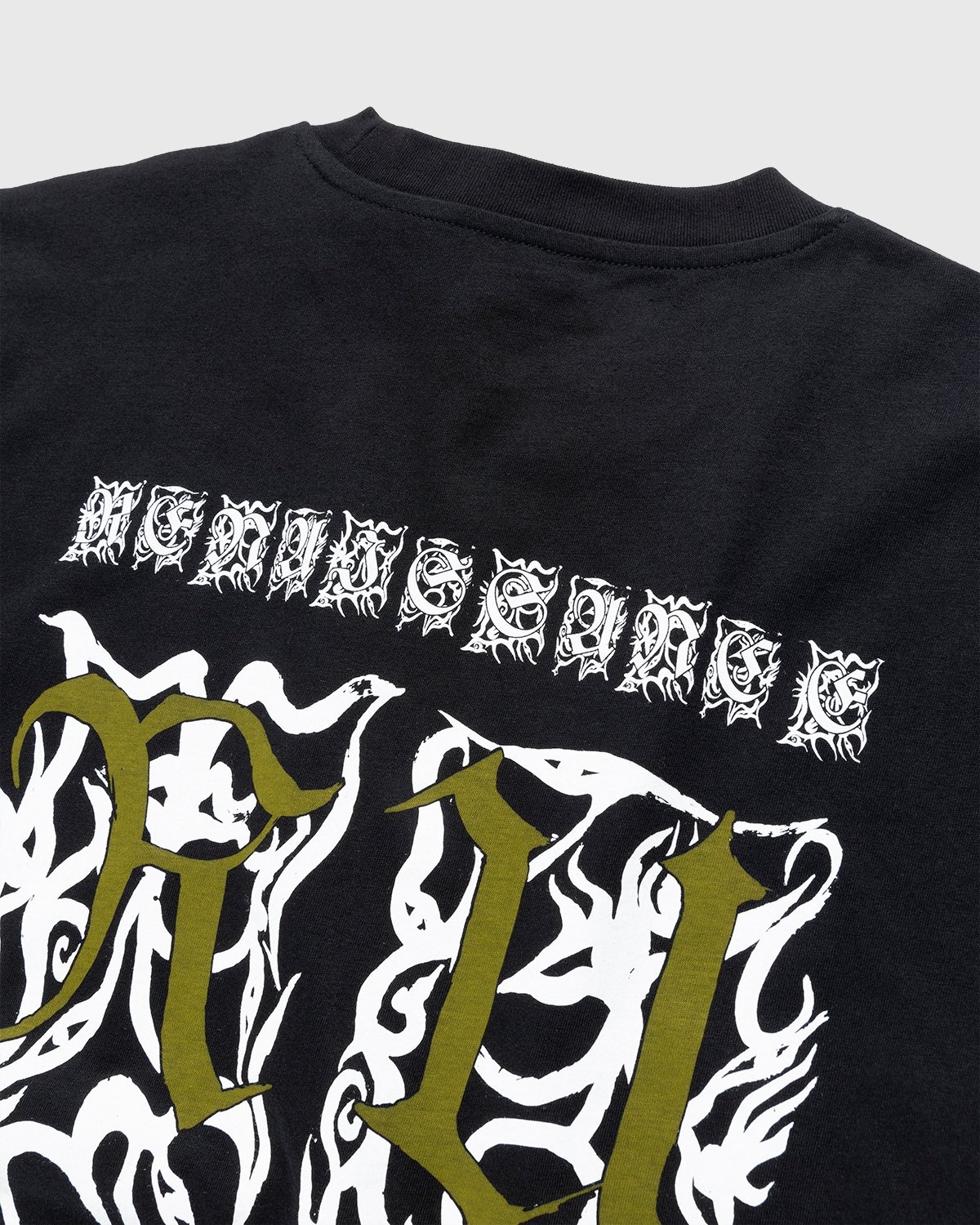 Carhartt WIP x Herrensauna – Logo T-Shirt Black White Cypress - Tops - Black - Image 4