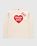 Heart Knit Sweater Beige