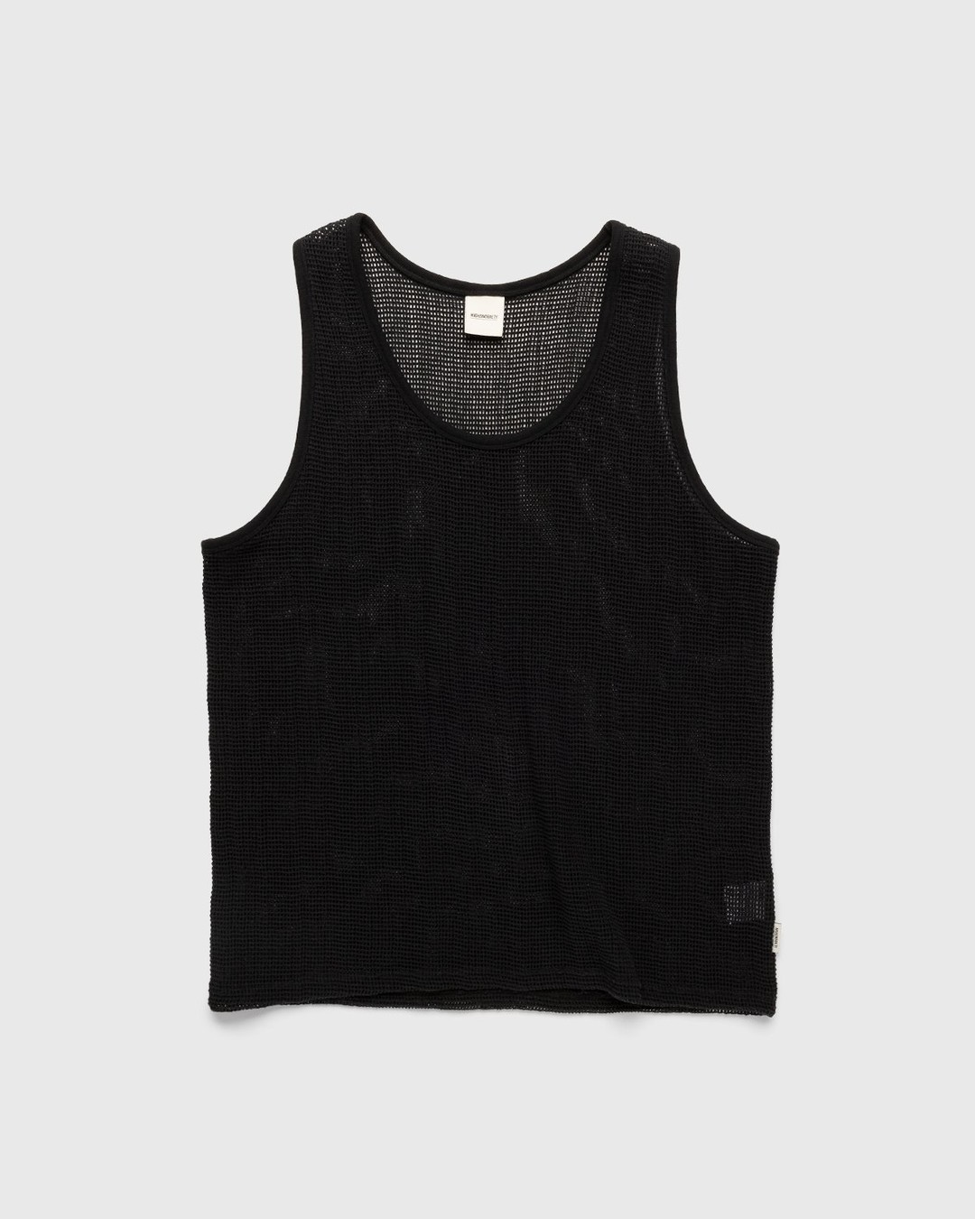 Highsnobiety – Knit Mesh Tank Top Black - Tops - Black - Image 1