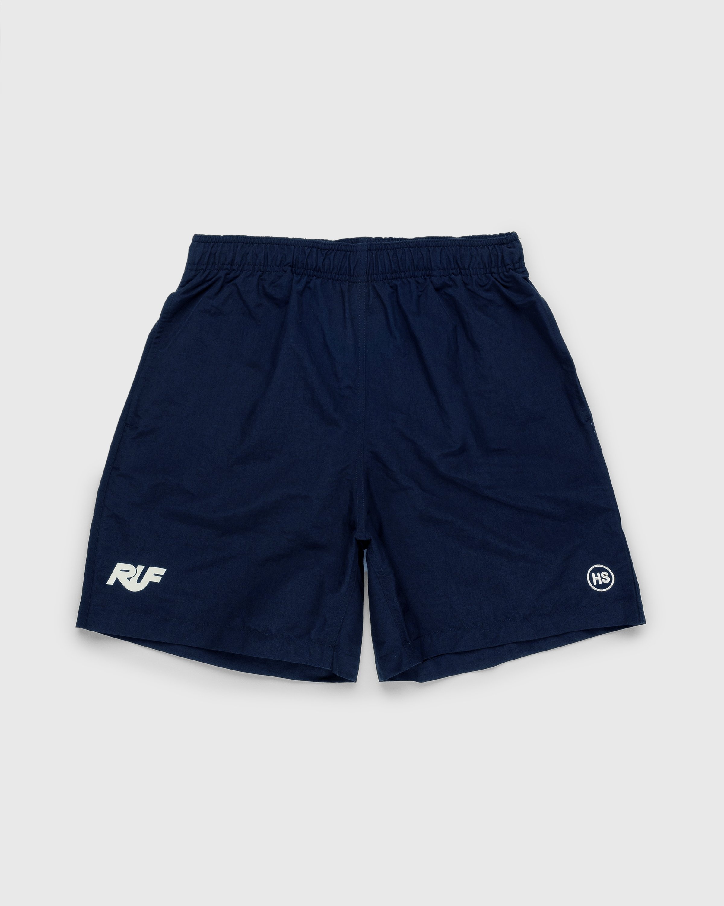 RUF x Highsnobiety – Water Shorts Navy - Swim Shorts - Blue - Image 1