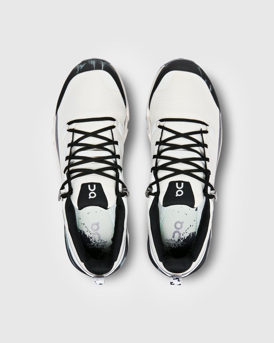 On – Cloudwander Waterproof High Alpine Ivory/Black - Sneakers - Grey - Image 5