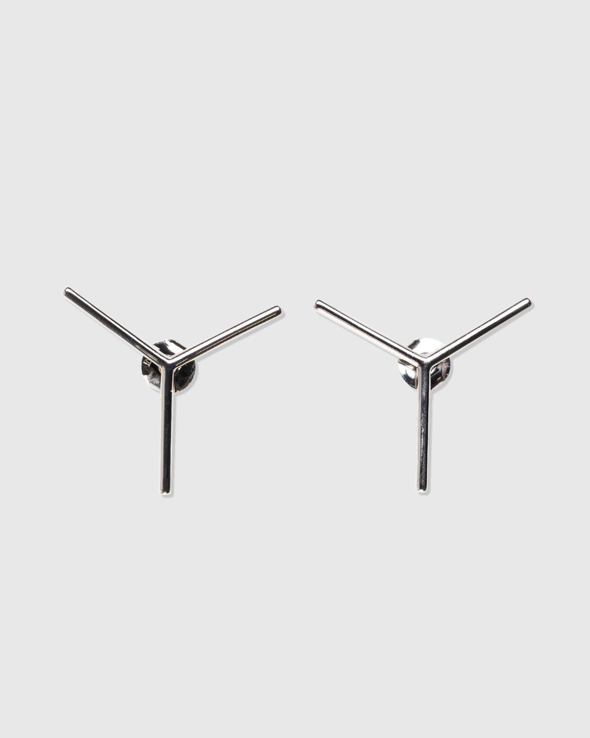 Y/Project – Mini Y Earrings Silver - Jewelry - Silver - Image 1