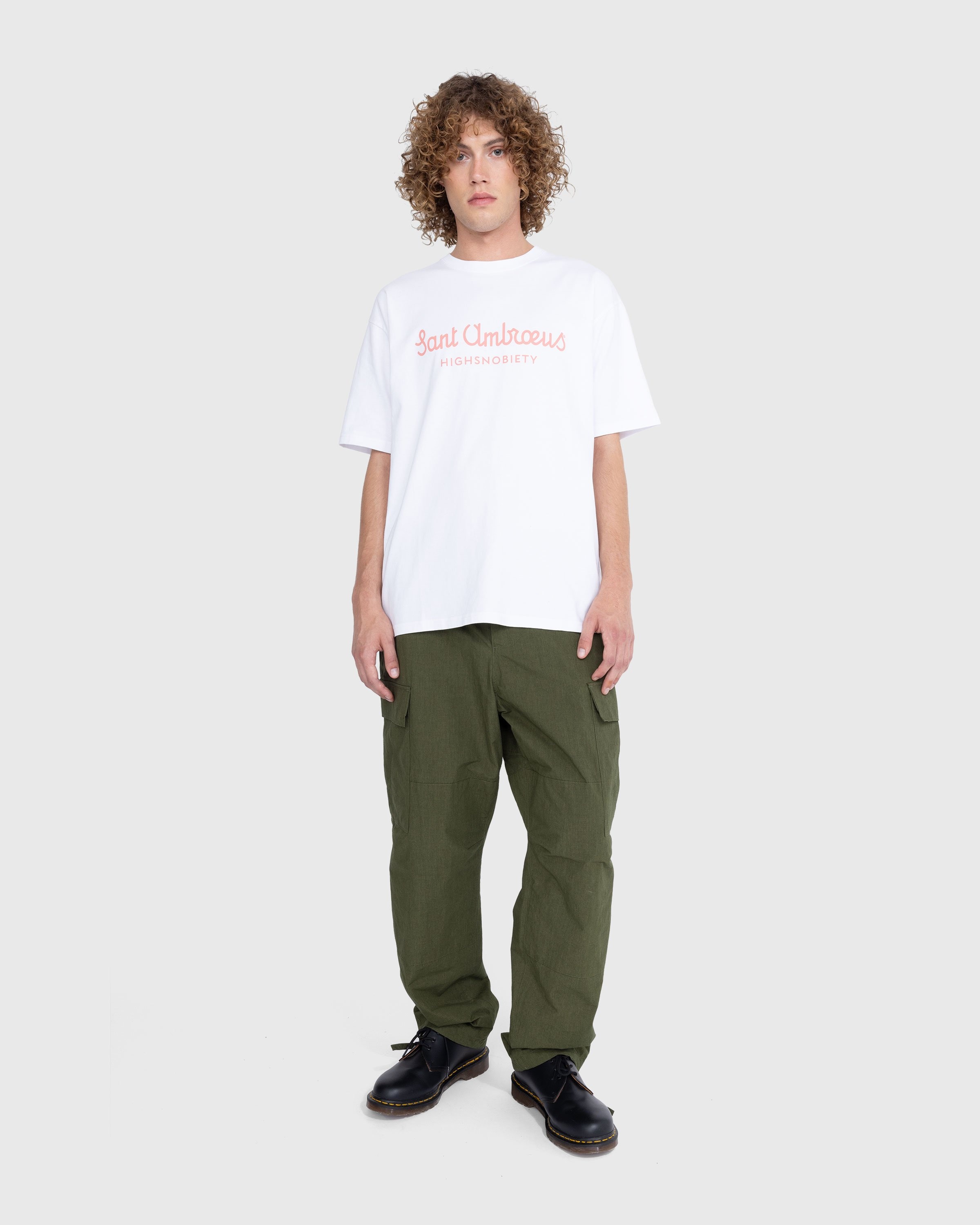 Highsnobiety x Sant Ambroeus – T-Shirt White  - T-shirts - White - Image 3