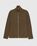 Knit Zip-Up Cardigan Brown