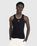 Marine Serre – Organic Cotton Rib Tank Top Black - Men Tops - Black - Image 2