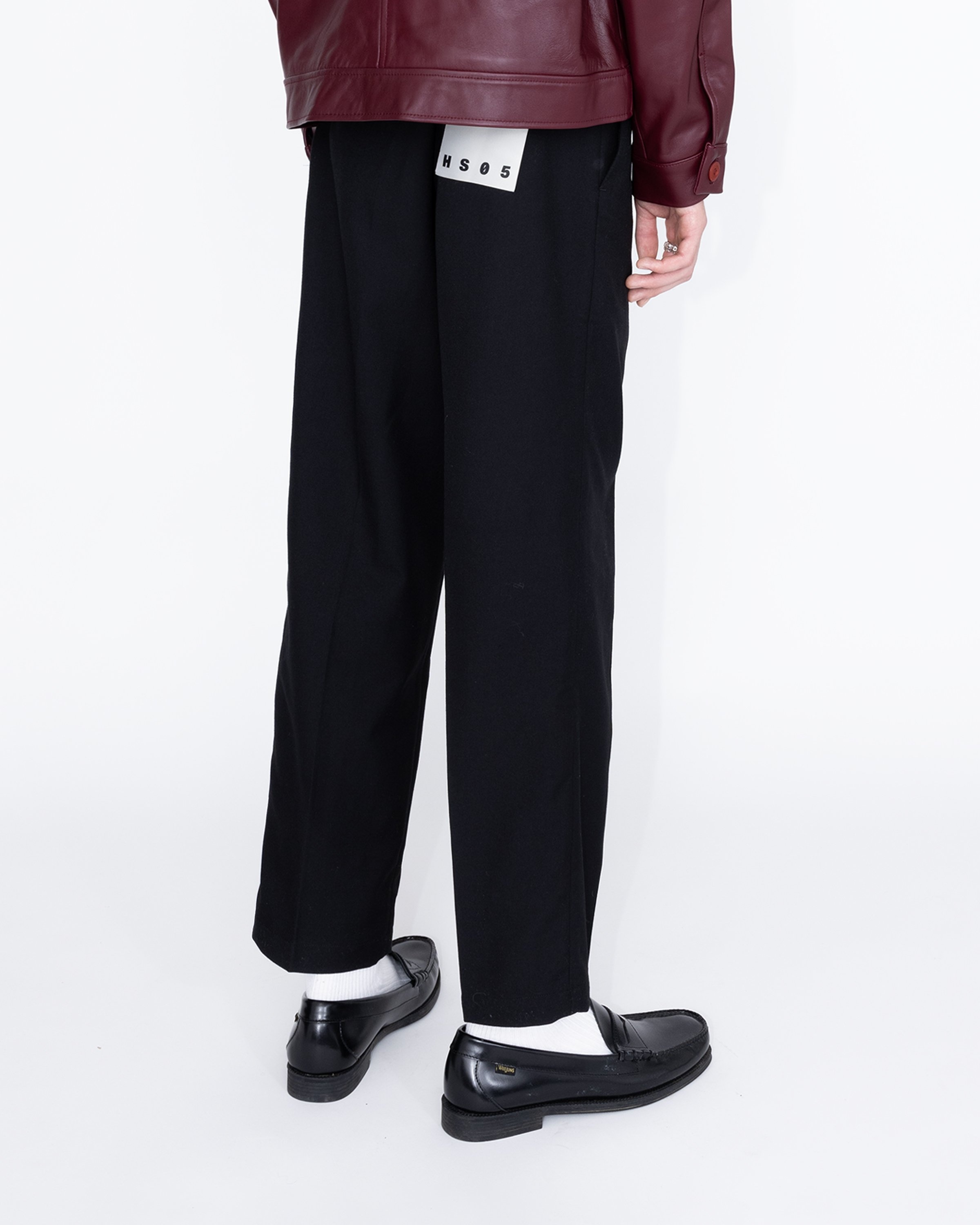 Highsnobiety HS05 – Wool Dress Pants Black - Pants - Black - Image 4