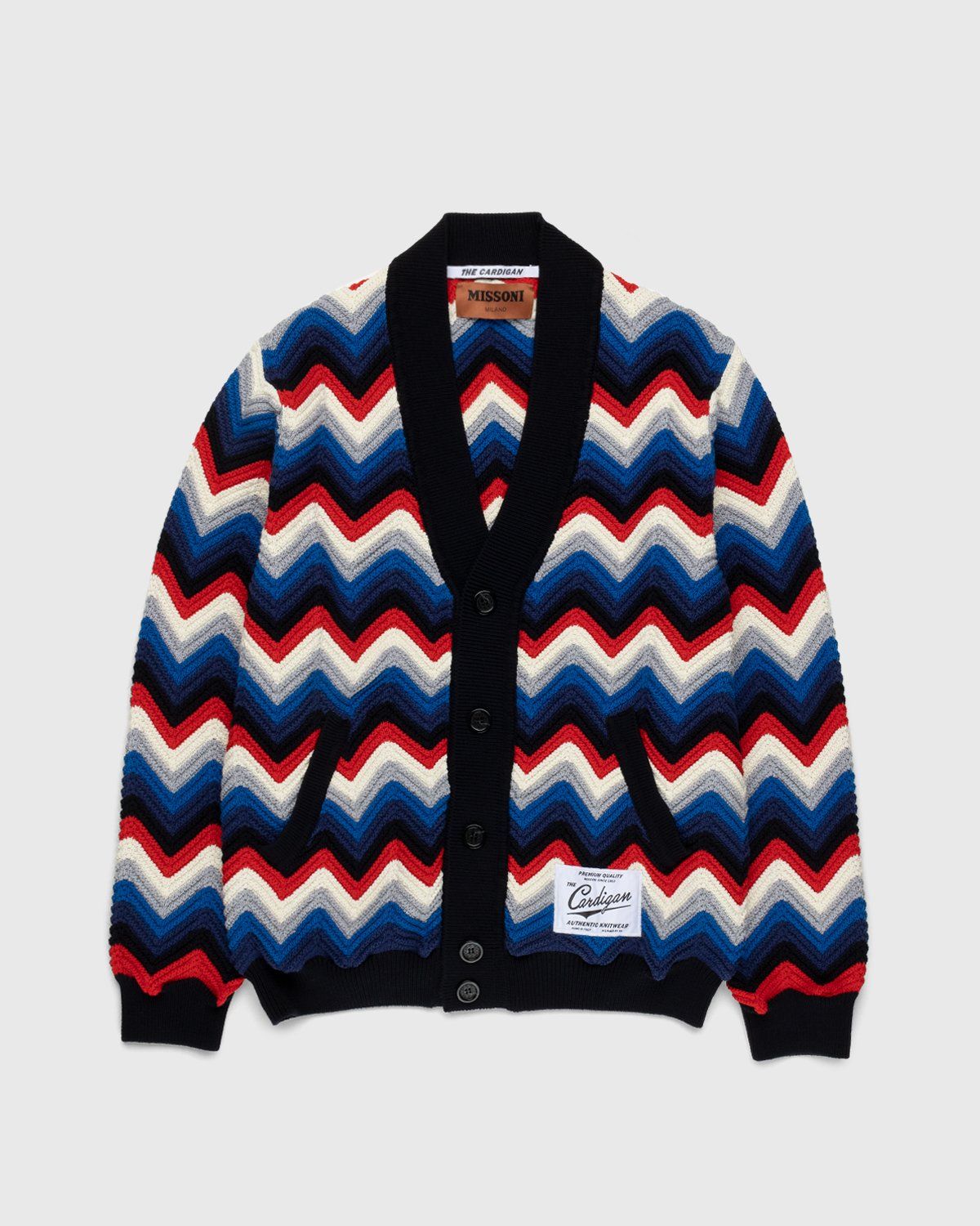 Missoni – Wavy Cotton Cardigan Multi - Knitwear - Multi - Image 1
