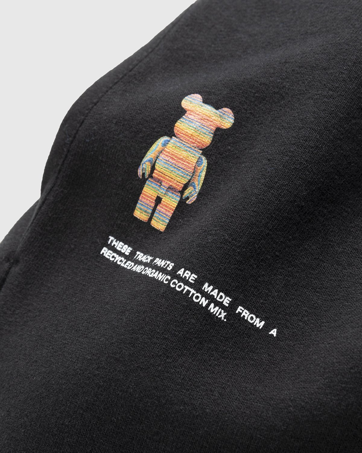 Pangaia x Haroshi – Be@rbrick Recycled Cotton Track Pants Black - Pants - Black - Image 6
