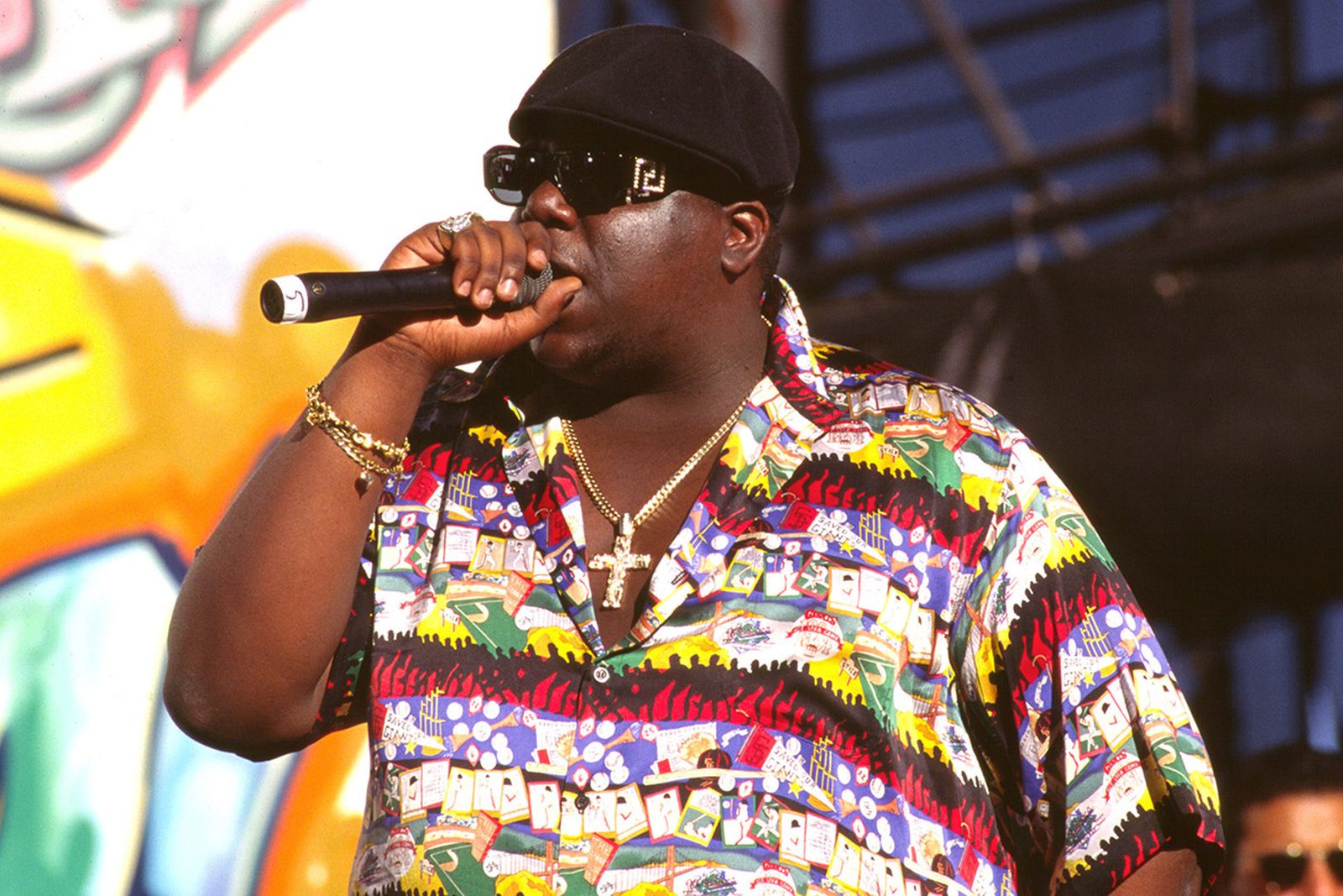 The Notorious B.I.G. performing