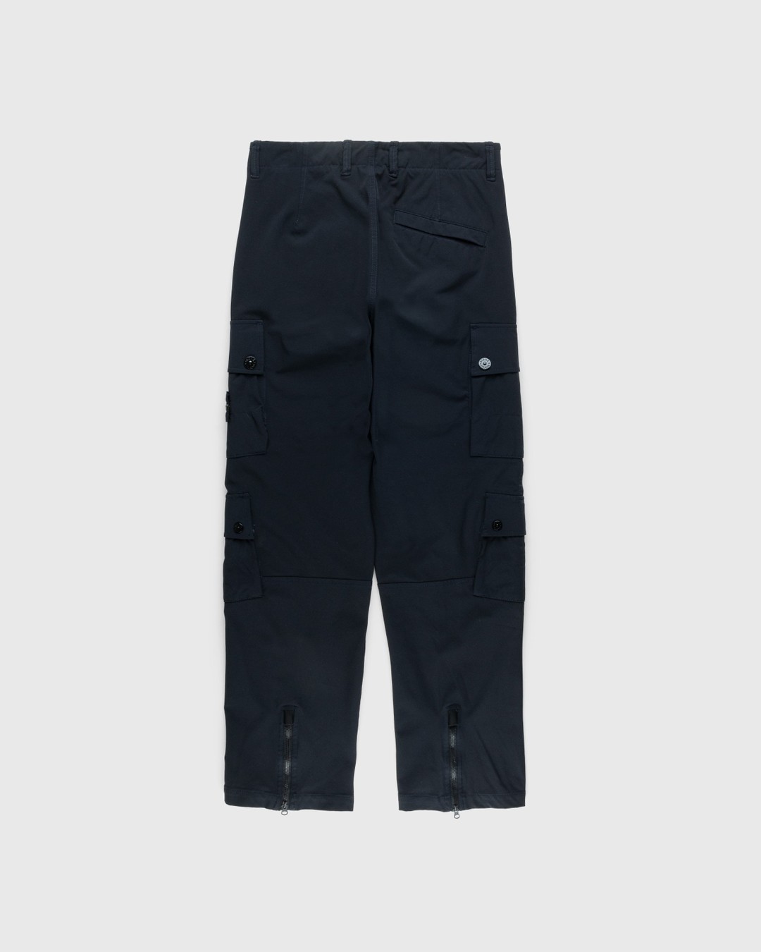 Stone Island – Nylon Cargo Pants Navy Blue - Cargo Pants - Blue - Image 2