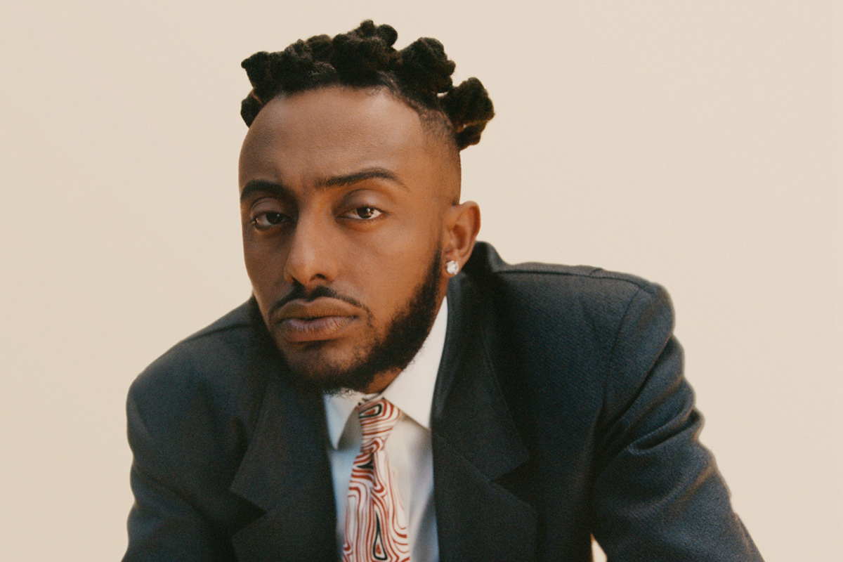 Aminé suit and tie