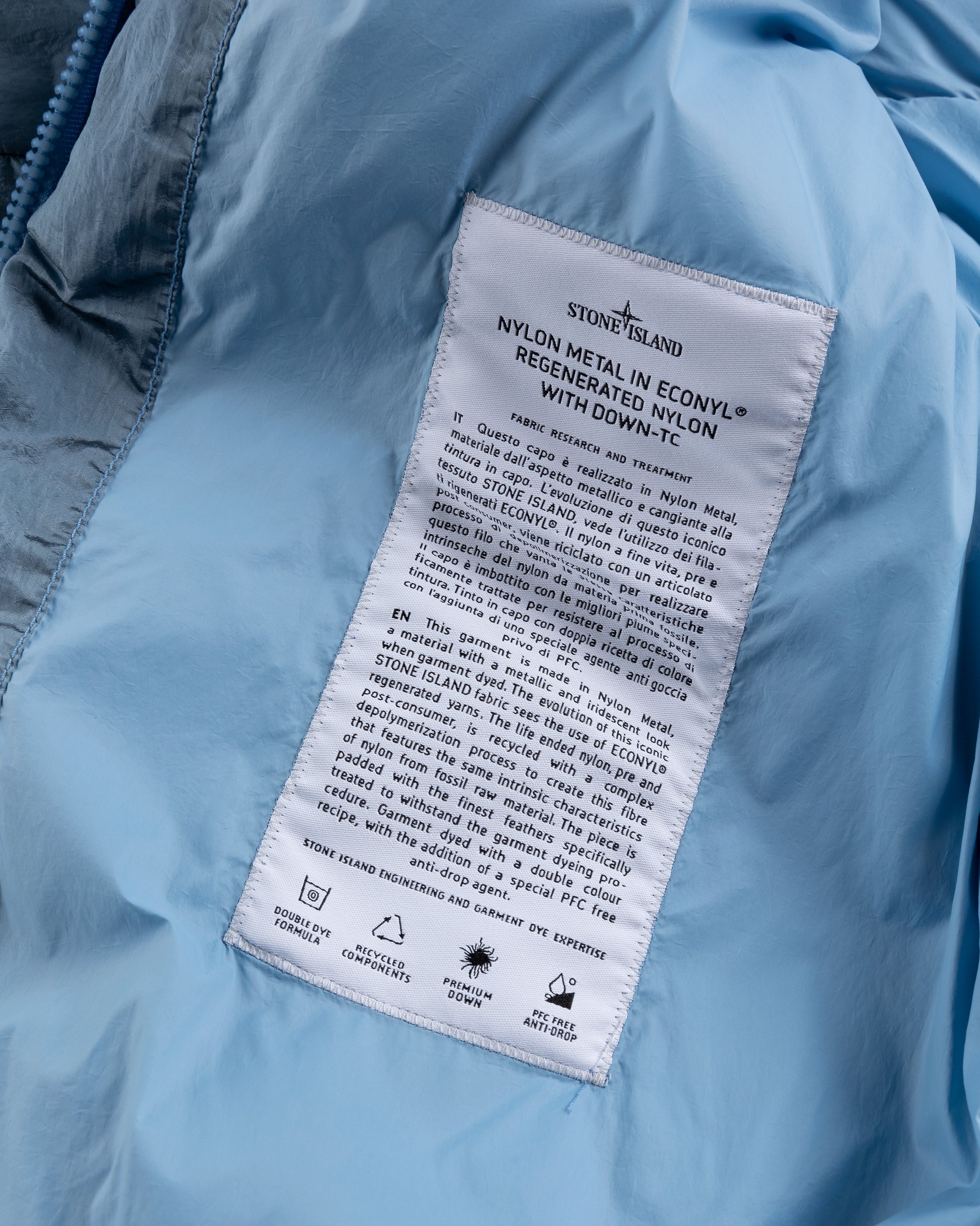 Stone Island – Nylon Metal Down Jacket Blue | Highsnobiety Shop