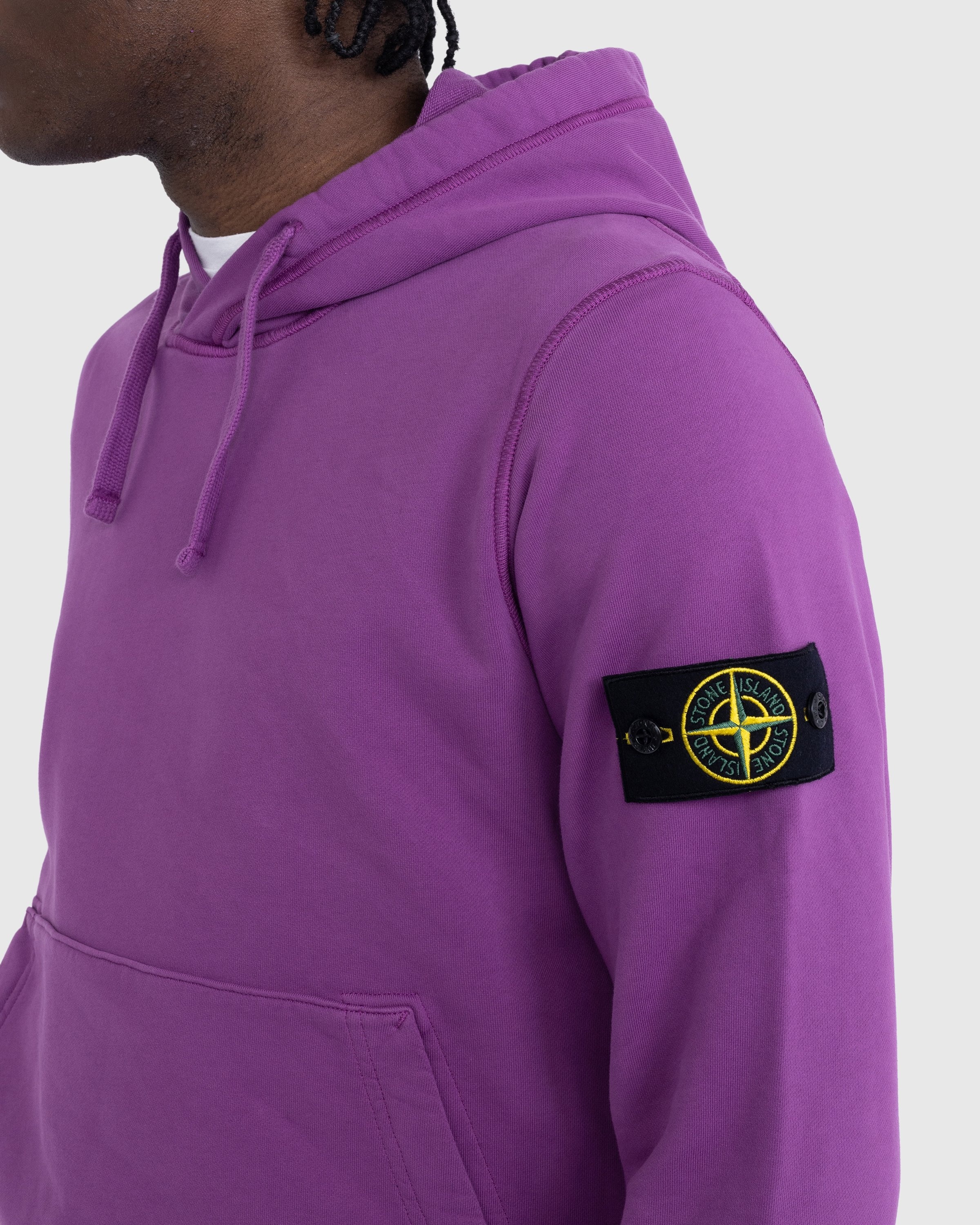 Stone island magenta hoodie 2025