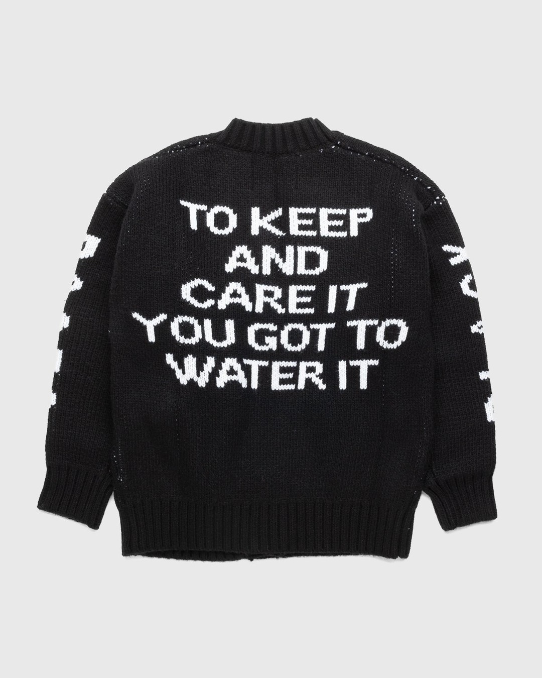 Patta – Roses Knitted Cardigan Black - Knitwear - Black - Image 2
