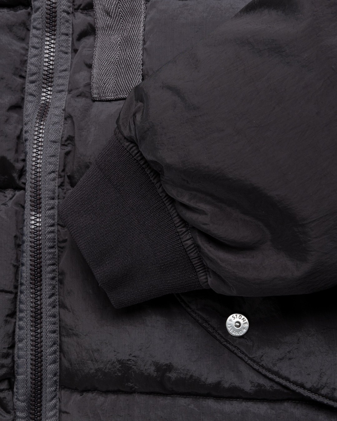 Stone Island – Nylon Metal Down Jacket Anrtacite - Outerwear - Black - Image 8
