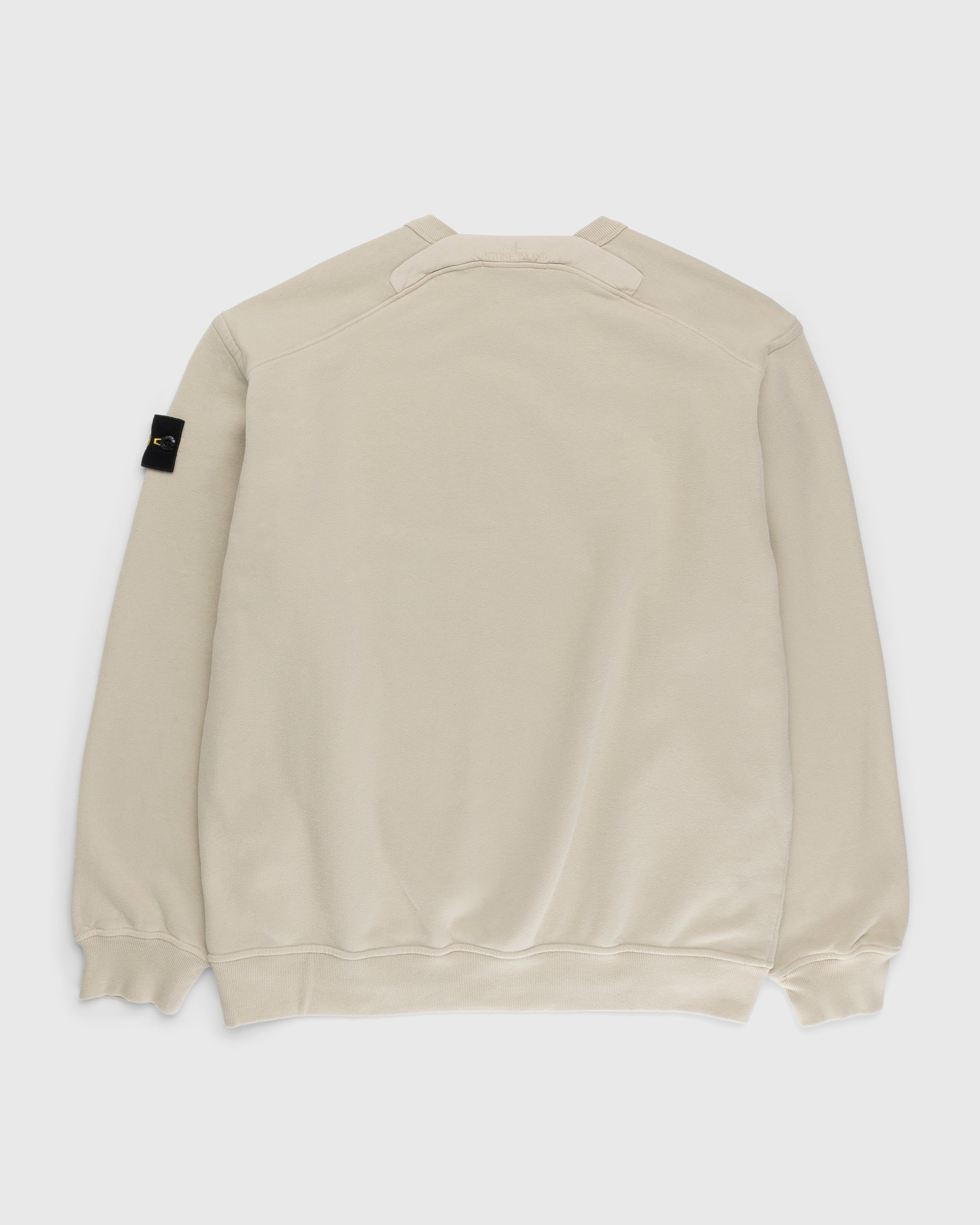 Stone Island – Garment-Dyed Fleece Crewneck Sweatshirt Beige