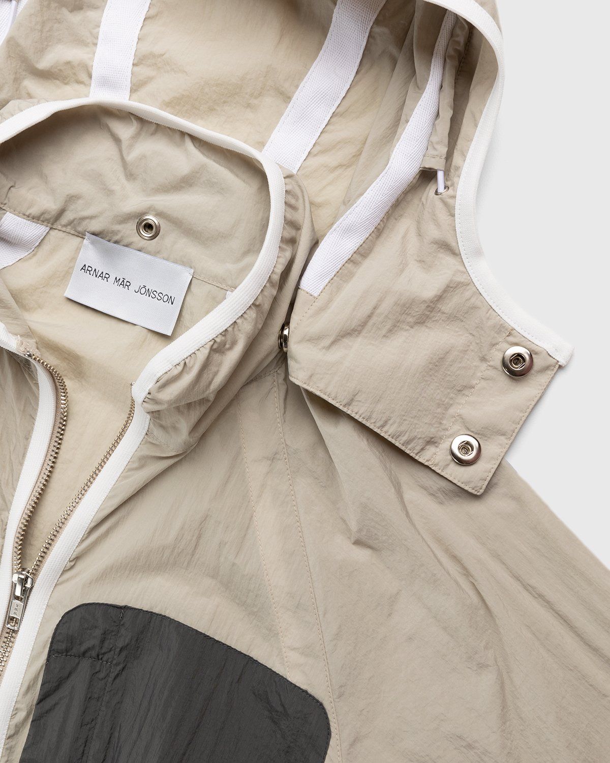 Arnar Mar Jonsson – Angurgapi Tracktop Stone/Charcoal - Outerwear - Beige - Image 7