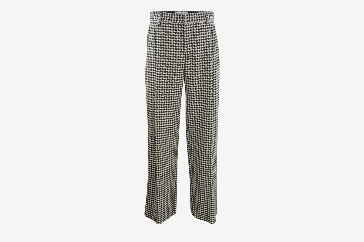A rotating gif of different pants on sale